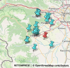 Mappa Strada ai Losani, 10064 Pinerolo TO, Italia (10.579)