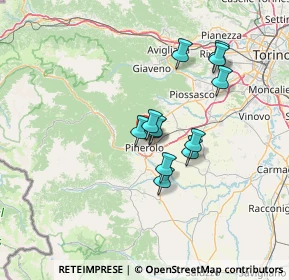 Mappa Strada ai Losani, 10064 Pinerolo TO, Italia (10.60583)