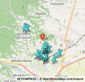 Mappa Strada ai Losani, 10064 Pinerolo TO, Italia (1.70214)