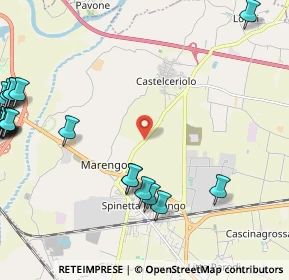 Mappa Strada Castelceriolo, 15100 Spinetta Marengo AL, Italia (3.218)