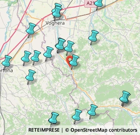 Mappa Via Garibaldi Strada Statale 461 del Penice, 27052 Godiasco Salice Terme PV, Italia (9.917)