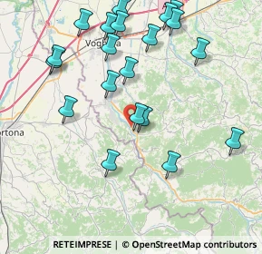 Mappa Via Garibaldi Strada Statale 461 del Penice, 27052 Godiasco Salice Terme PV, Italia (8.9485)
