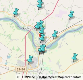 Mappa Via Palladio, 45030 Occhiobello RO, Italia (3.83429)