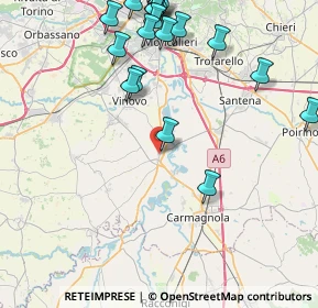 Mappa Via Don P. Valetti, 10041 Carignano TO, Italia (10.66)