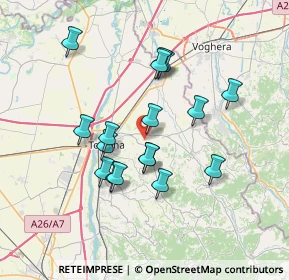 Mappa Via Nuova, 15058 Viguzzolo AL, Italia (6.35294)