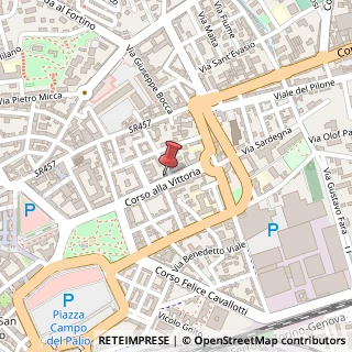Mappa Corso alla Vittoria, 31, 14100 Asti, Asti (Piemonte)