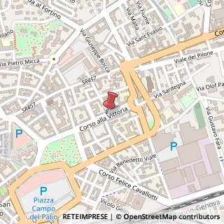 Mappa Corso alla Vittoria,  33, 14100 Asti, Asti (Piemonte)