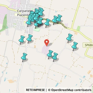 Mappa Via Zona Industriale Predaglie, 29013 Carpaneto piacentino PC, Italia (1.16)
