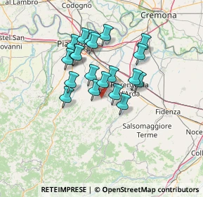 Mappa Via Zona Industriale Predaglie, 29013 Carpaneto piacentino PC, Italia (10.9075)
