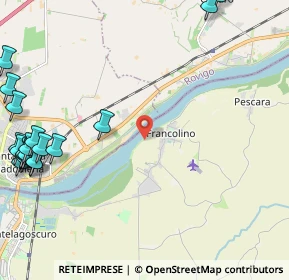 Mappa Via Fausto Coppi, 44123 Ferrara FE, Italia (3.3945)