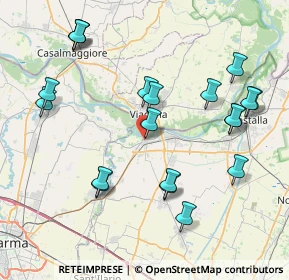 Mappa Via F. Cavallotti, 42041 Brescello RE, Italia (8.859)