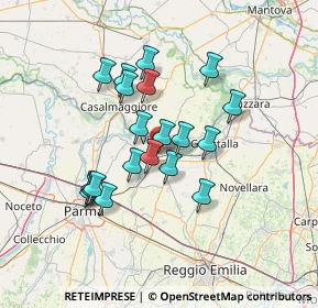 Mappa Via F. Cavallotti, 42041 Brescello RE, Italia (11.8425)
