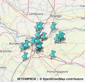 Mappa Via Zerbinata, 44123 Francolino FE, Italia (10.506)