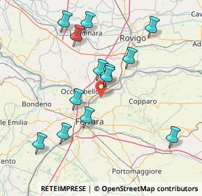 Mappa Via Zerbinata, 44123 Francolino FE, Italia (15.57077)
