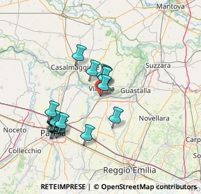 Mappa Via Santa Maria, 42041 Brescello RE, Italia (13.83158)