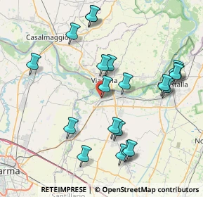 Mappa Via Felice Cavallotti, 42041 Brescello RE, Italia (8.504)