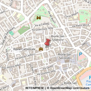 Mappa Piazza Catena, 17/18, 14100 Asti, Asti (Piemonte)