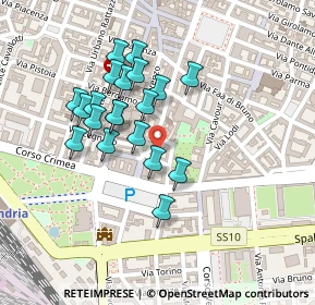 Mappa Via Giorgio Merula, 15100 Alessandria AL, Italia (0.1945)