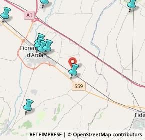 Mappa Unnamed Road, 29010 Fiorenzuola D'arda PC, Italia (6.22636)