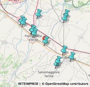 Mappa Unnamed Road, 29010 Fiorenzuola D'arda PC, Italia (7.94385)