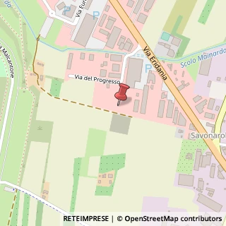 Mappa Via del Progresso, 1/D, 45030 Occhiobello, Rovigo (Veneto)