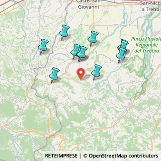 Mappa Località Chiarone, 29010 Pianello Val Tidone PC, Italia (7.06091)