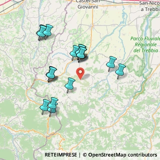 Mappa Località Chiarone, 29010 Pianello Val Tidone PC, Italia (7.3615)