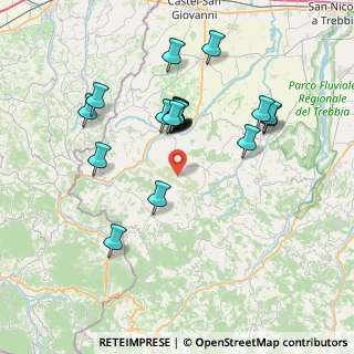 Mappa Località Chiarone, 29010 Pianello Val Tidone PC, Italia (6.9145)