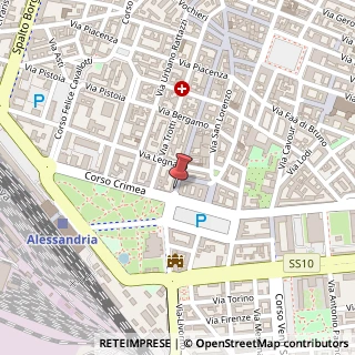 Mappa Corso Roma,  125, 15100 Alessandria, Alessandria (Piemonte)