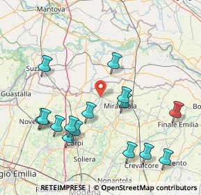 Mappa Viale P. Togliatti, 41033 Concordia Sulla Secchia MO, Italia (17.808)