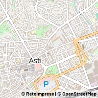 Mapa Asti
