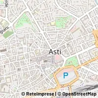 Karte Asti