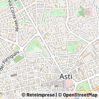 Mapa Asti
