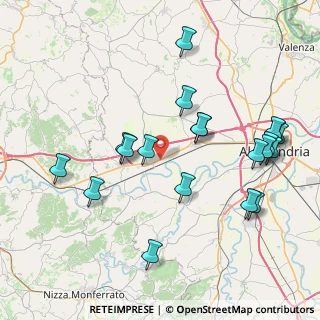 Mappa SR 10, 15023 Felizzano AL (8.821)