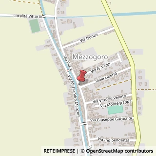 Mappa Via Piave, 52A, 44021 Mezzogoro FE, Italia, 44021 Codigoro, Ferrara (Emilia Romagna)