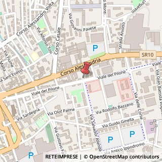 Mappa Viale Pilone, 86, 14100 Asti, Asti (Piemonte)