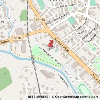 Mappa Via Atleti Azzurri Astigiani, 16, 14100 Asti, Asti (Piemonte)
