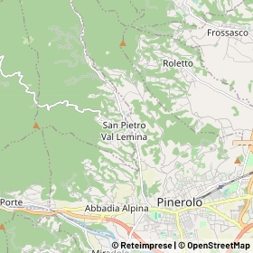 Mappa San Pietro Val Lemina