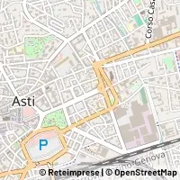 Karte Asti