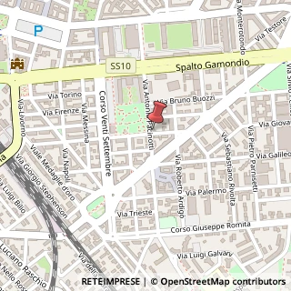 Mappa Via Riccardo Wagner, 40, 15121 Alessandria, Alessandria (Piemonte)