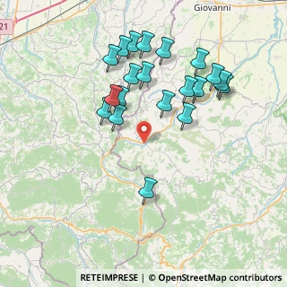 Mappa Via Divieto di Affissione, 29010 Nibbiano PC, Italia (7.6995)