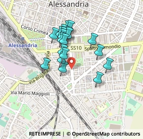 Mappa Corso XX Settembre, 15121 Alessandria AL, Italia (0.356)