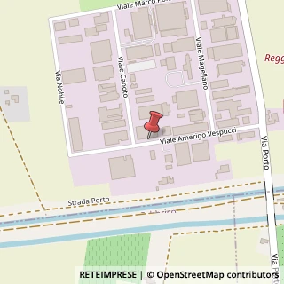 Mappa Via Amerigo Vespucci, 22, 42046 Reggiolo, Reggio nell'Emilia (Emilia Romagna)