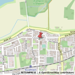 Mappa Piazza Bentivoglio,  52, 42044 Gualtieri, Reggio nell'Emilia (Emilia Romagna)