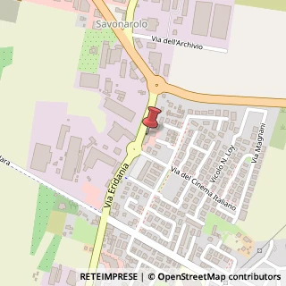 Mappa Via Eridania, 133, 45030 Occhiobello, Rovigo (Veneto)