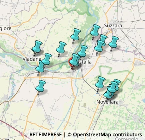 Mappa Piazza IV Novembre, 42044 Gualtieri RE, Italia (7.063)