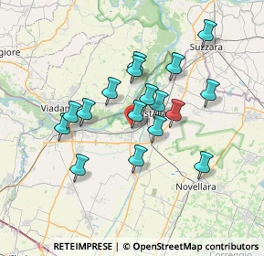 Mappa Piazza IV Novembre, 42044 Gualtieri RE, Italia (6.08882)