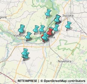 Mappa Piazza IV Novembre, 42044 Gualtieri RE, Italia (5.992)