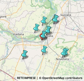 Mappa Piazza IV Novembre, 42044 Gualtieri RE, Italia (5.81692)