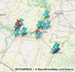 Mappa Piazza IV Novembre, 42044 Gualtieri RE, Italia (7.526)